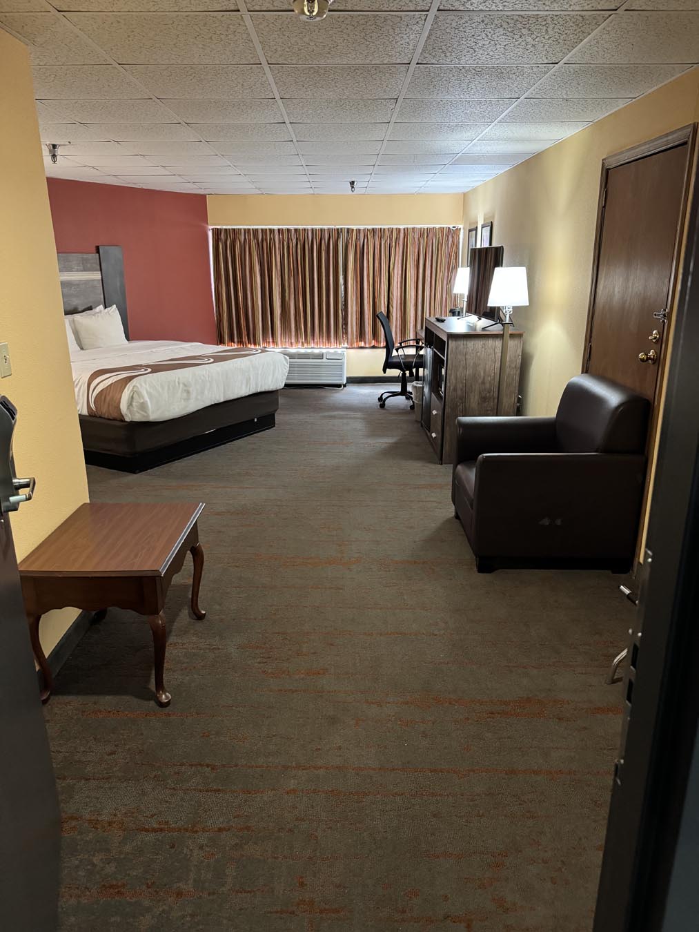 entrance to room