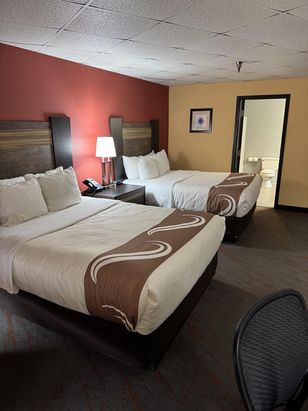Two queen beds